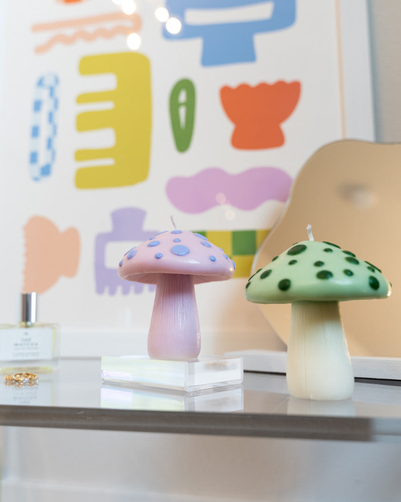 Mushroom Candles