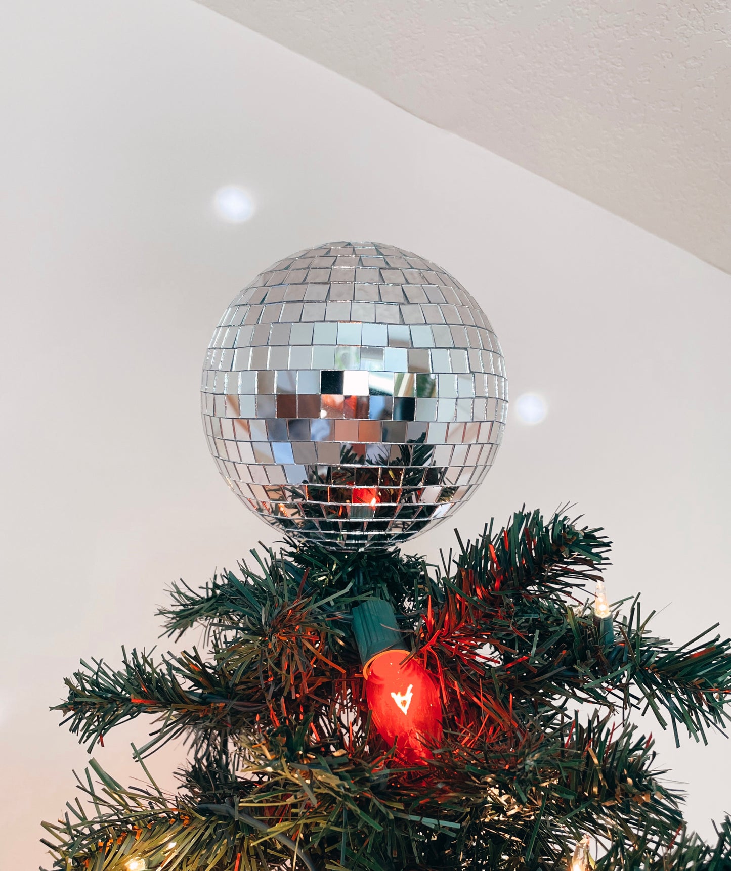 6" Disco Ball Tree Topper