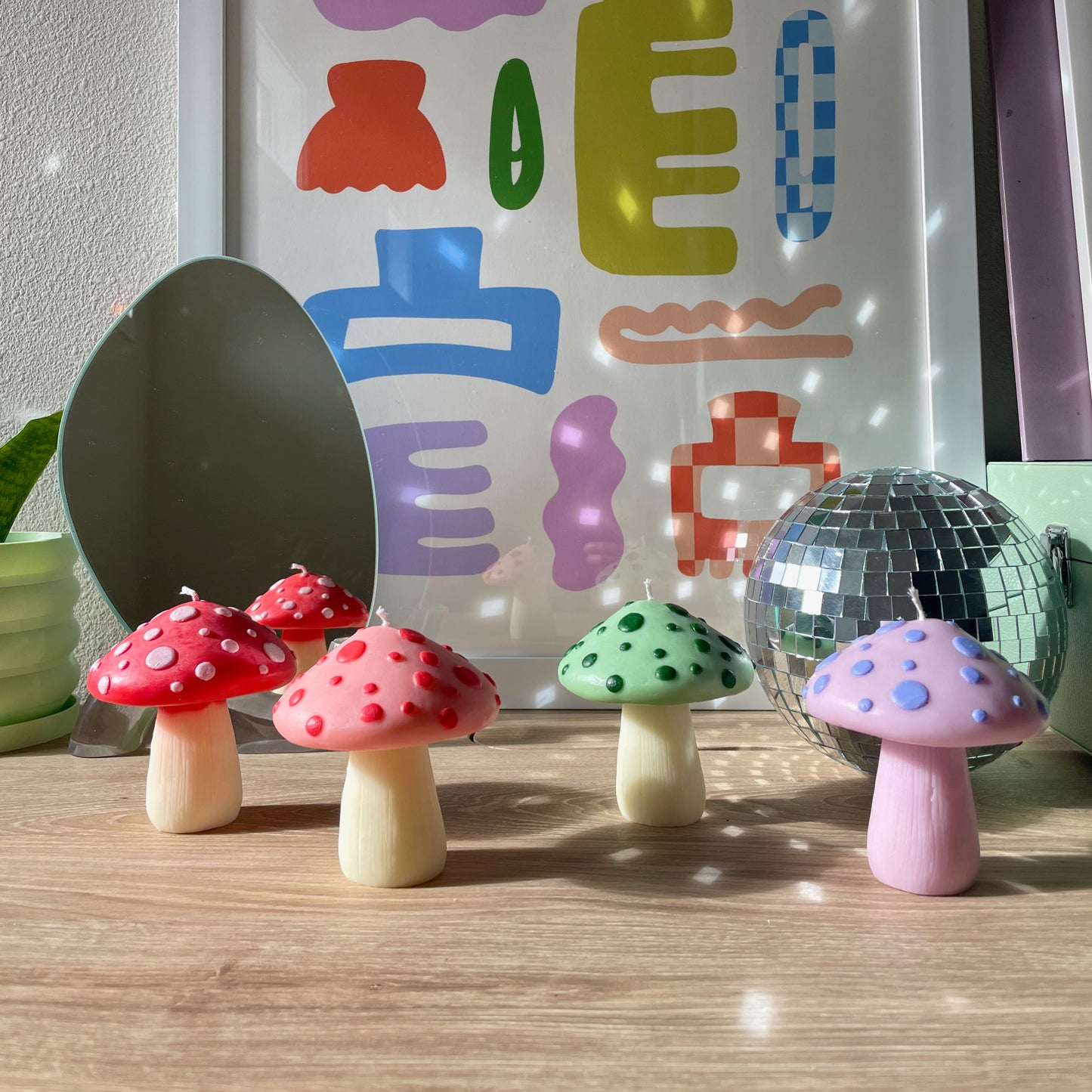 Mushroom Candles