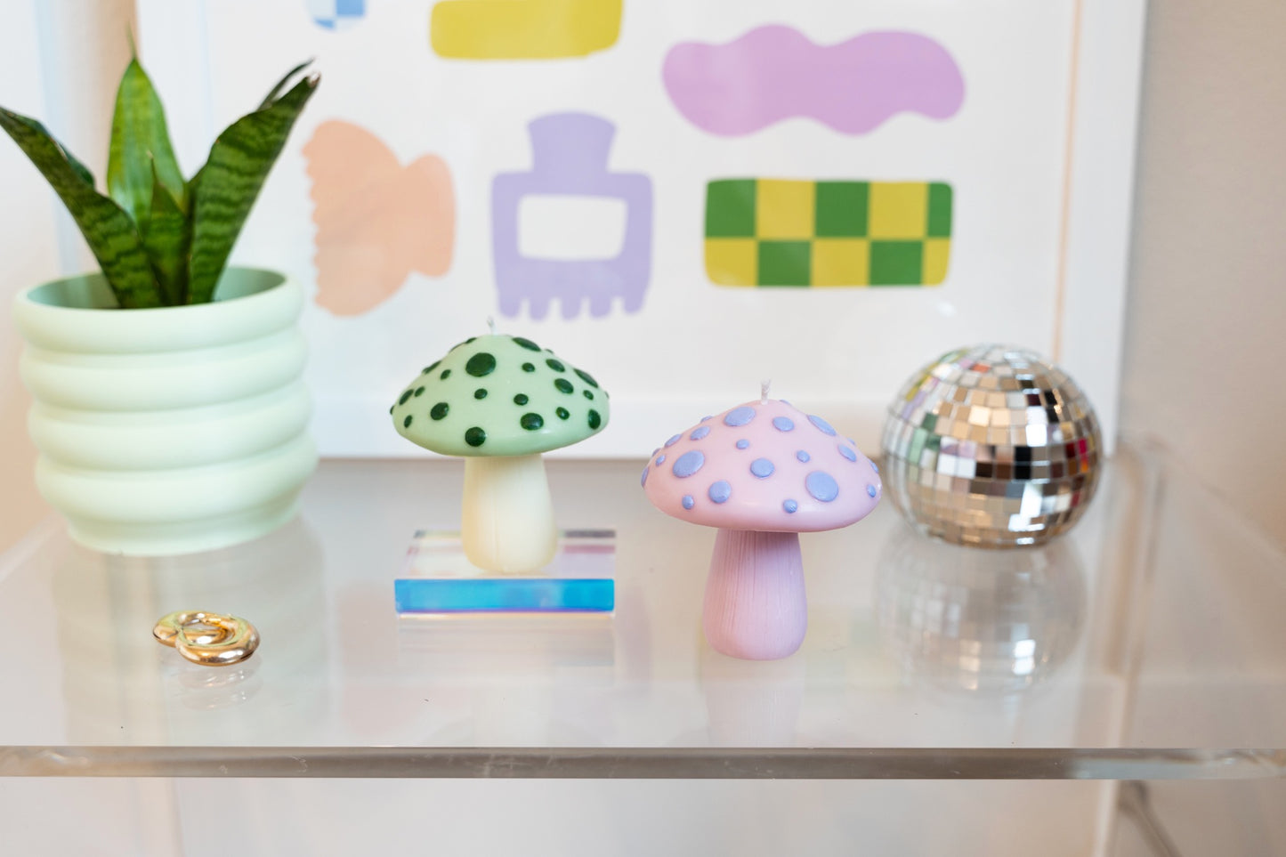 Mushroom Candles
