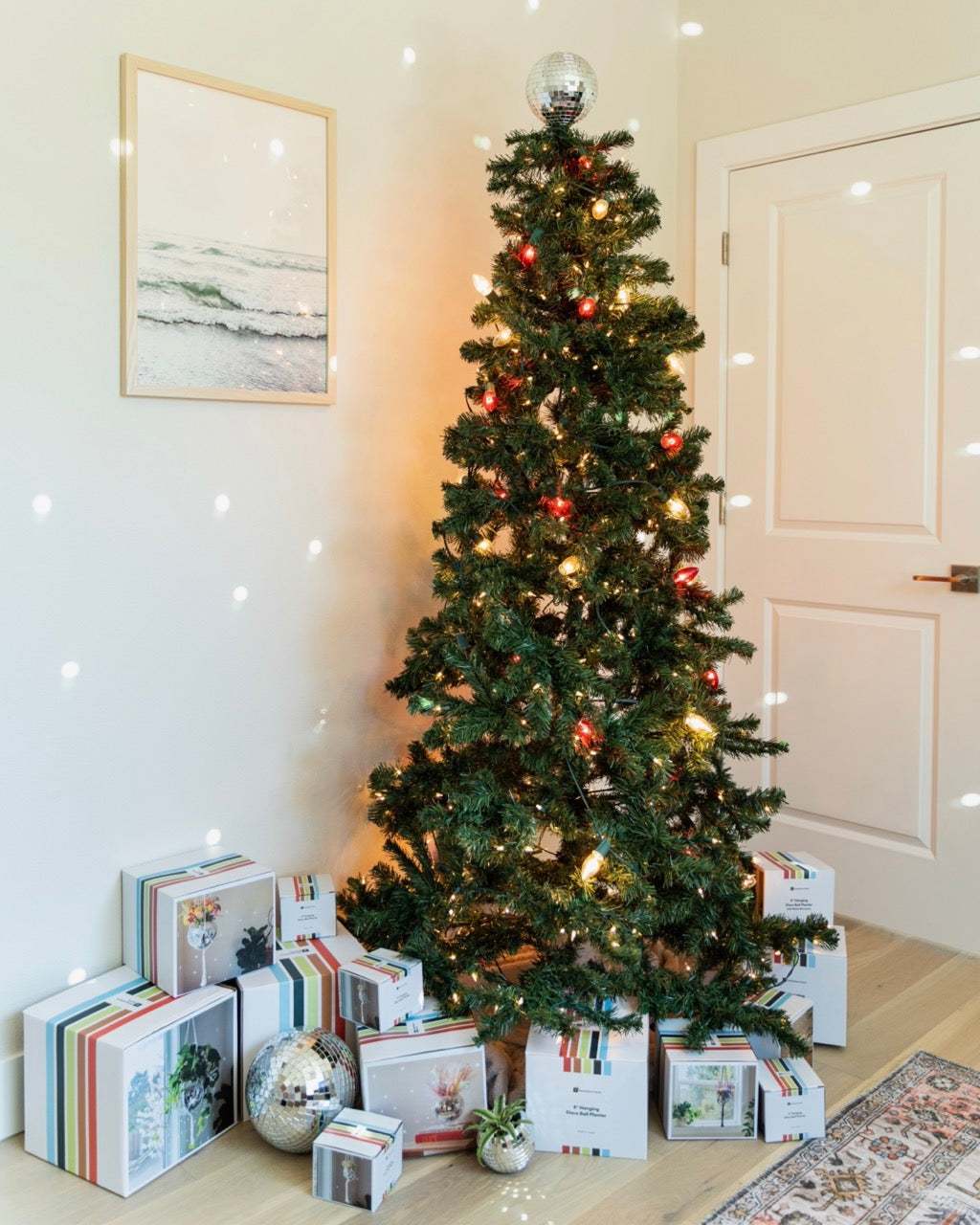 6" Disco Ball Tree Topper